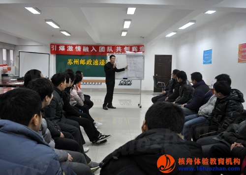 苏州邮政“引爆激情，提升胜任力”新人室内体验式拓展培训